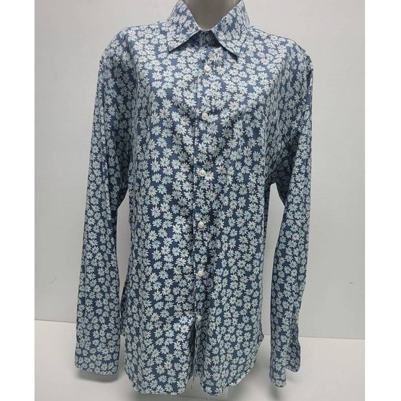 Men’s Shirt J Crew Size Large Long Sleeve Multicolored - Picture 1 of 3